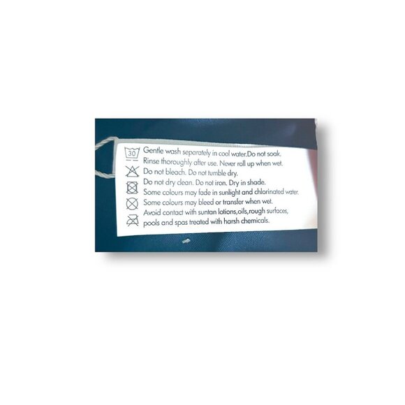 Seafolly USA 12 Indigo Stripe Bikini Bottom Roll Top Hipster Nautical Swim - Picture 8 of 8